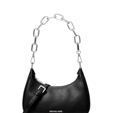 35F3S4CU6L, Michael Kors Cora Medium Zip Pouchette Black