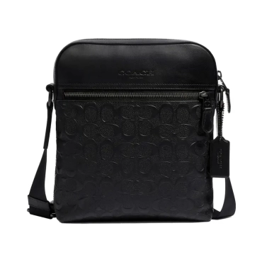 4009, Coach Houston Flight Bag Signature Leather Black