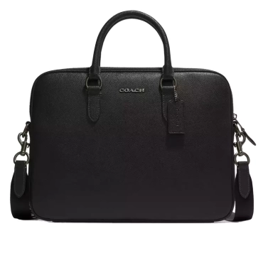 CJ652, Coach Liam Brief Crossgrain Black