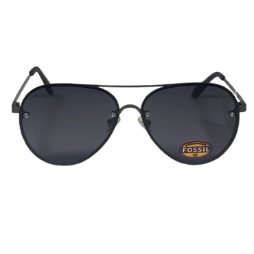 FW217, Fossil Aviator Sunglasses Black Lens