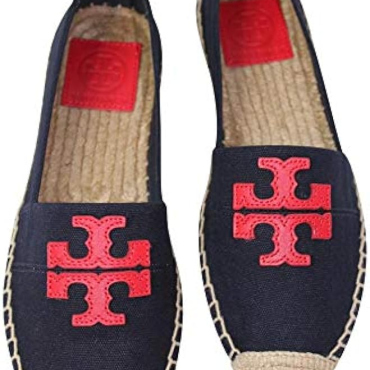 TORY BURCH WESTON FLAT ESPADRILLE PERFECT NAVY / NAUTICAL RED