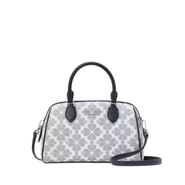 KG483, Kate Spade Duffle Spade Flower Crossbody Navy Multi