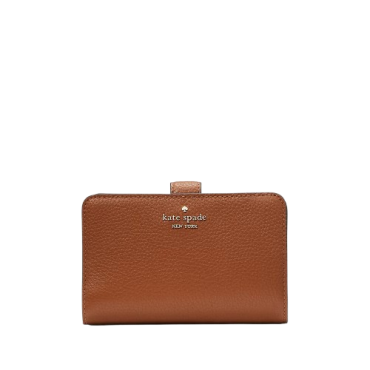 KH787, Kate Spade Lena Medium Compbifold Wallet Warm Ginger