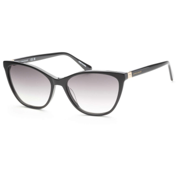 LO659S, Longchamp Women's Black Cat Eye Sunglasses