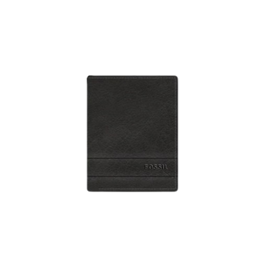 Fossil Lufkin Intl Combi Black Wallet