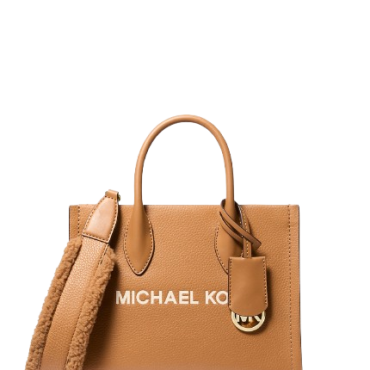 Michael Kors Mirella Small Shopper Top Zip Crossbody Deer