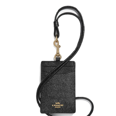57311, Coach Lanyard ID Black