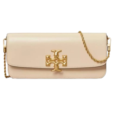 Tory Burch Eleanor Clutch Shoulder Bag New Cream