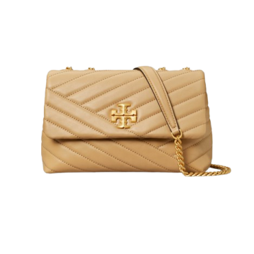 Tory Burch Kira Chevron Small Convertible Shoulder Bag Desert Dune