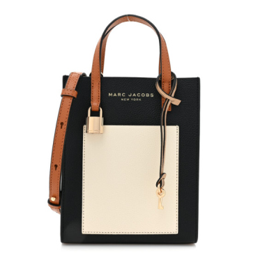 Marc Jacobs Micro Grind Crossbody Colorblock Smoked Almond