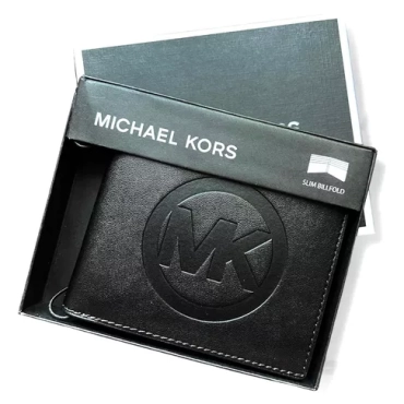 Michael Kors Jet Set Mens Slim Billfold Black