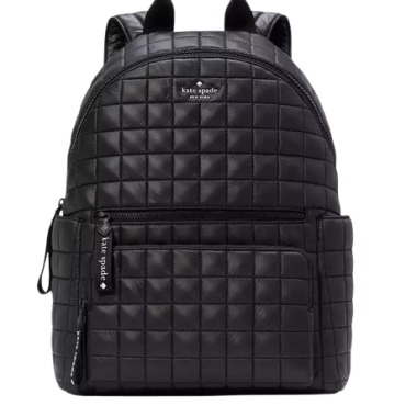 KH404, Kate Spade Camden Backpack Quilted Black