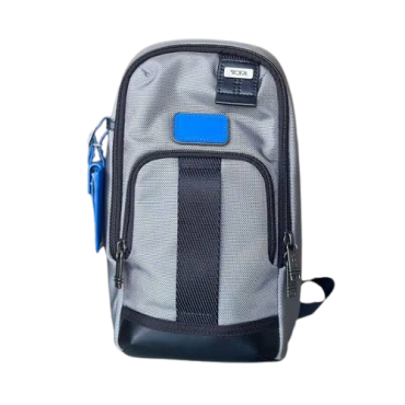 Tumi Fife Slim Sling Bag Grey Blue