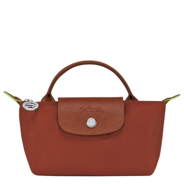 Longchamp Le Pliage Green Series Pouch Chesnut