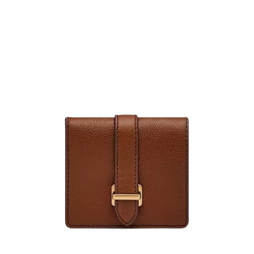 Fossil Emery Small Snap Wallet Medium Brown