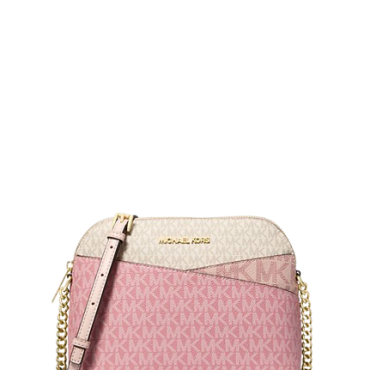 Michael Kors Jet Set Dome Medium Crossbody Powder Blush Multi