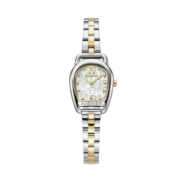Aigner Hermada Silver Gold Two Tone Watch