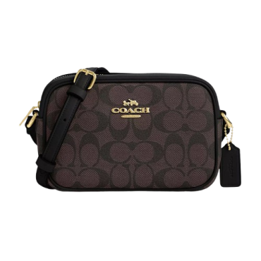 CQ874, Coach Mini Jamie Camera Bag Signature Brown Black