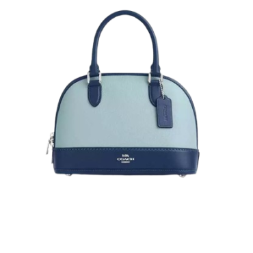 CAM56, Coach Sabrina Satchel Light Blue / Deep Blue