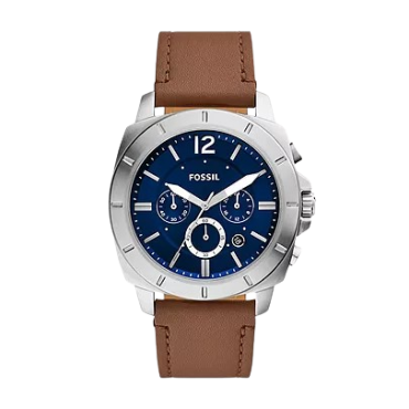 Fossil BQ2819 Privateer Brown Leather Strap Watch