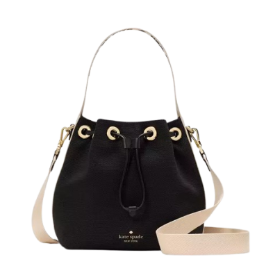 KL048, Kate Spade Kip Small Bucket Black