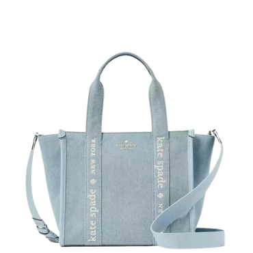 KL065, Kate Spade Kip Small Tote Denim