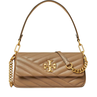 Tory Burch Kira Chevron Small Flap Shoulder Bag Sand Piper