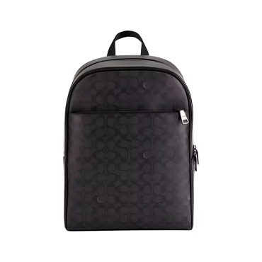 Coach Owen Backpack Signature Charcoal Black